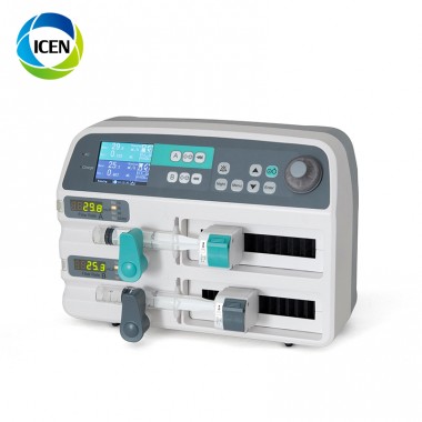 IN-G702 Hospital single double channel Peristaltic infusion syringe pump