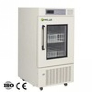 MKLB 110L CE 4 degree medical Single Door Glass Door Blood Storage Blood Bank refrigerator, 3 years warranty