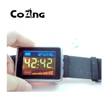 Laser Acupuncture Stimulator Device Cold Laser Wrist Watch Red Laser Light Therapy Hypertension Medical