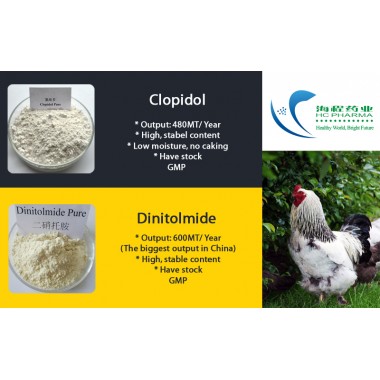 Feed Additives Veterinary Medicine High Quality 12%, 25% Clopidol Premix / Pure Clopidol Animal
