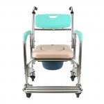 Manufacturer Elderly Potty Folding Waterproof Toilet Commode Chair For Sale