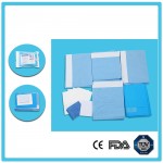 Disposable nonwoven reinforced universal surgical drape pack