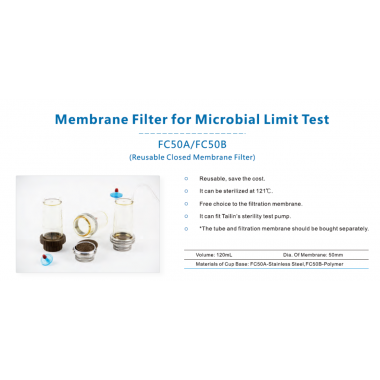 Membrane filter for microbial test(reusable)