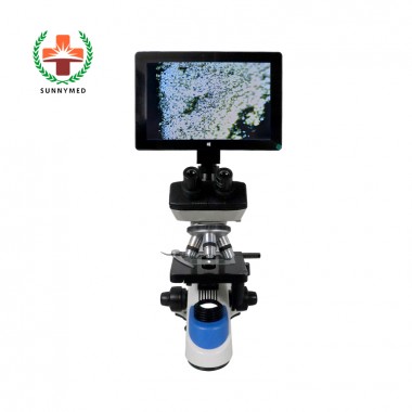 SY-B129F2 Laboratory Medical Biological Microscope Teaching Microscope For School With Touch Screen