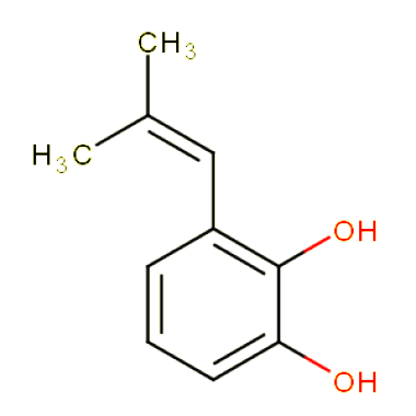 1,2-Benzenediol,3-(2-methyl-1-propenyl)-
