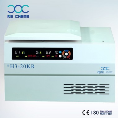 China Tabletop High Speed H3-20KR biochemistry Cold centrifuge Decanter Temperature Control Centrifuge for lab instrument