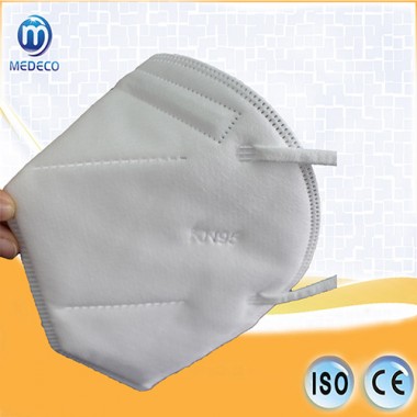 Chinese Standard Kn95 Mask Medical Disposable Protection Mask on white List