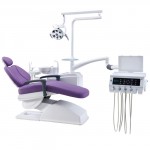 Top grade humanized design complete dental chair unit New MKT-480 with tissue box for dentist use