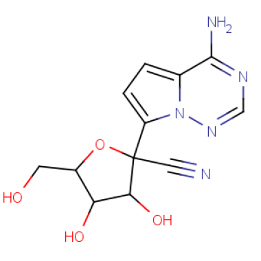 (2R,3R,4S,5R)-2-(4-aminopyrrolo[1,2-f][1,2,4]triazin-7-yl)-3,4-dihydroxy-5-(hydroxymethyl)tetrahydrofuran-2-carbonitrile