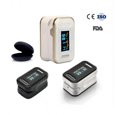 BOXYM Finger Pulse Oximeter Fingertip Pulso Oximetro blood oxygen Heart Rate Monitor OLED display CE FDA ISO YK-81