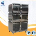 Stainless Steel Pet Display Foster, Hospitalization Hospital Veterinary Cage Me02