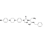 2-[(1S,2S)-2-Benzyloxy-1-ethyl-propyl]-4-[4-[4-(4-hydroxyphenyl)piperazin-1-yl]phenyl]-1,2,4-triazol-3-one