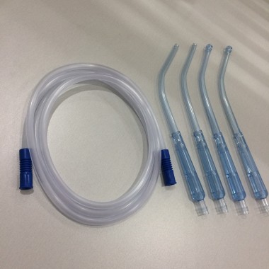 Disposable Yankauer Handle with Connecting Tubes