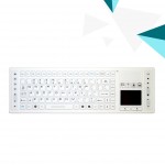 KSI-G10020 IP65 2.4GHZ Wireless silicone keyboard with bulit-in touchpad mouse