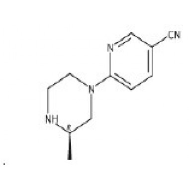 6-[(3R)-3-methylpiperazin-1-yl]pyridine-3-carbonitrile