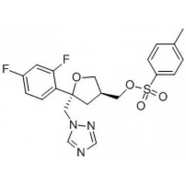 (5R-cis)-Toluene-4-sulfonic acid 5-(2,4-difluoro-phenyl)-5-[1,2,4]triazol-1-ylmethyl-tetrahydro-furan-3-ylmethyl ester