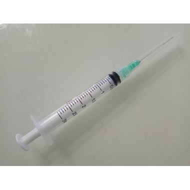 Injection Puncture Instrument Disposable syringe with needle