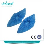 Medical waterproof plastic CPE/PE shoe cover with high quality
