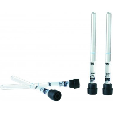 Vacuum Blood Collection Tube,ESR Tube,Black cap  glass Tube with CE & ISO13458