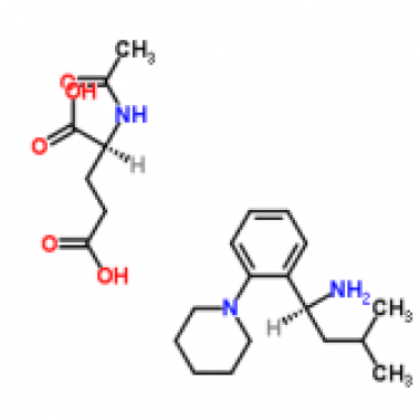 (S)-3-Methyl-1-(2-piperidinophenyl)butylamine N-acetylglutamate salt [219921-94-5]