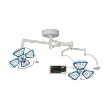Ceiling mounted double dome led operating light
