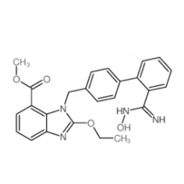 2-ethoxy-1-((2'-((hydroxyamino)iminomethyl)(1,1'-biphenyl)-4-yl)methyl)-1h-benzimidazole-7-carboxylic acid methyl ester