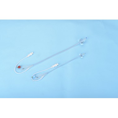 Silicone Foley Catheter with Temperature Probe