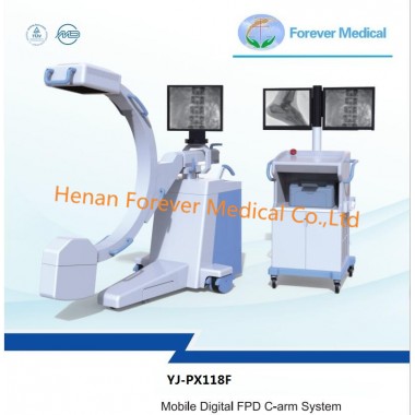 Mobile C-Arm X-ray System with Fpd