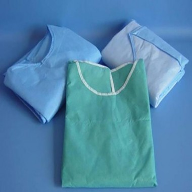 isolation gown disposbale/pp disposable isolation gown/hospital protection gown