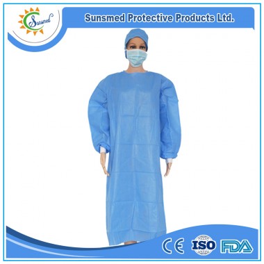 Disposable SMS surgical gown factory ,nonwoven disposable surgical gown standard
