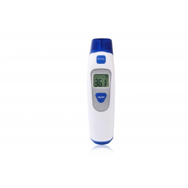 Infrared ear and forehead thermometer