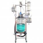 100L Double-Wall Glass Reactor