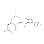 (S)-1-(3-Ethoxy-4-methoxyphenyl)-2-(methylsulfonyl)ethylamine N-acetyl-L-leucine salt