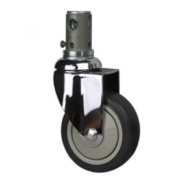 4 inch central lock casters