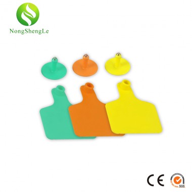Wholesale customized number logo letter different sizes colorful cattle/sheep ear tag
