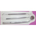 3-Piece Stainless Steel Dental kit