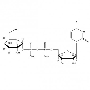 Uridine 5'-diphosphoglucose disodium salt (UDPG-Na2, CAS No.28053-08-9)
