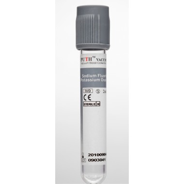 Vacuum Blood Collection Tube,Glucose Tube Gray Cap with CE&ISO 13458