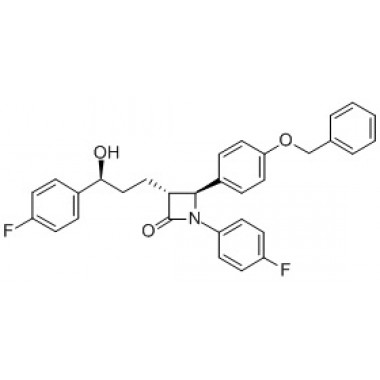 1-(4-fluorophenyl)-3-[(3S)-3-(4-fluorophenyl)-3-hydroxypropyl]-4-[4-(phenylmethoxy)phenyl]-,(3R,4S)-2-Azetidinone