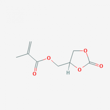 2-Propenoic acid, 2-methyl-, (2-oxo-1,3-dioxolan-4-yl)methyl ester   [13818-44-5]
