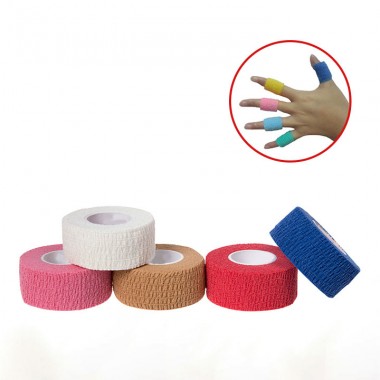 Water resistant self-adhesive cotton cohesive bandage