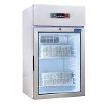 Lab and medical refrigerator for vaccine storage, blood plasma storage and for all applications requiring 2° to 8°C storage.