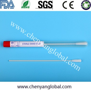 Disposable Oral Cell Collection Plastic Handle Nylon Flocked Sterilized Gene Testing Kit
