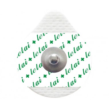 Droplike disposable solid gel non-woven infant ECG electrodes