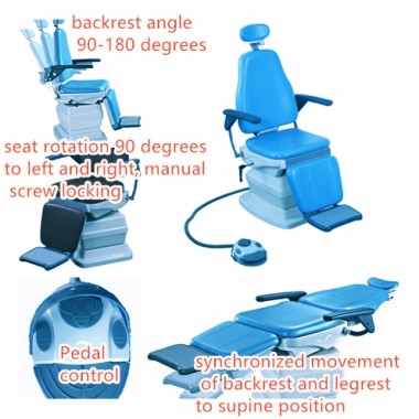 ENT chair with foot control