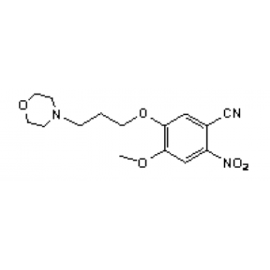 4-methoxy-5-(3-morpholinopropoxy)-2-nitrobenzonitrile