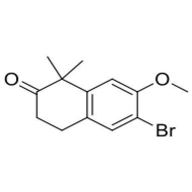 6-bromo-7-methoxy-1,1-dimethyl-3,4-dihydronaphthalen-2(1H)-one