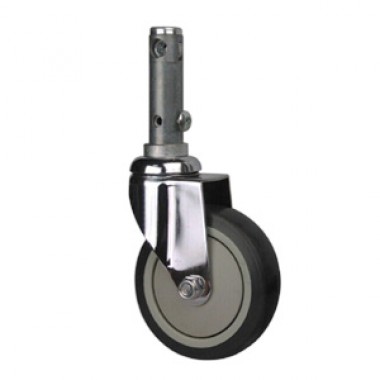 100mm central locking casters