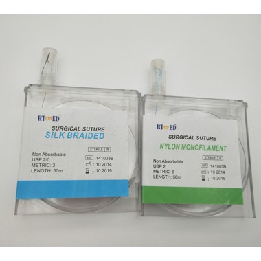 RT poliglecaprone cassette suture /absorbable surgical cassette catgut suture