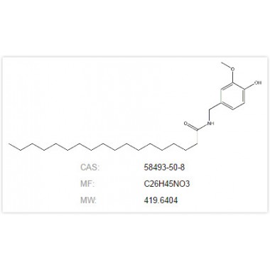 N-[(4-hydroxy-3-methoxyphenyl)methyl]octadecanamide